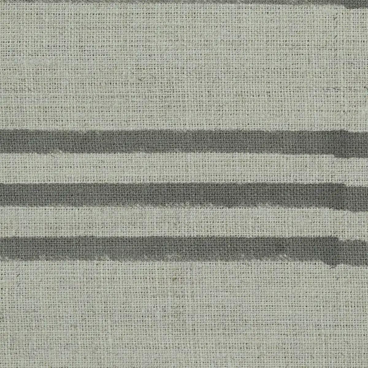 Carla Hand Block Print Stripe linen Fabric
