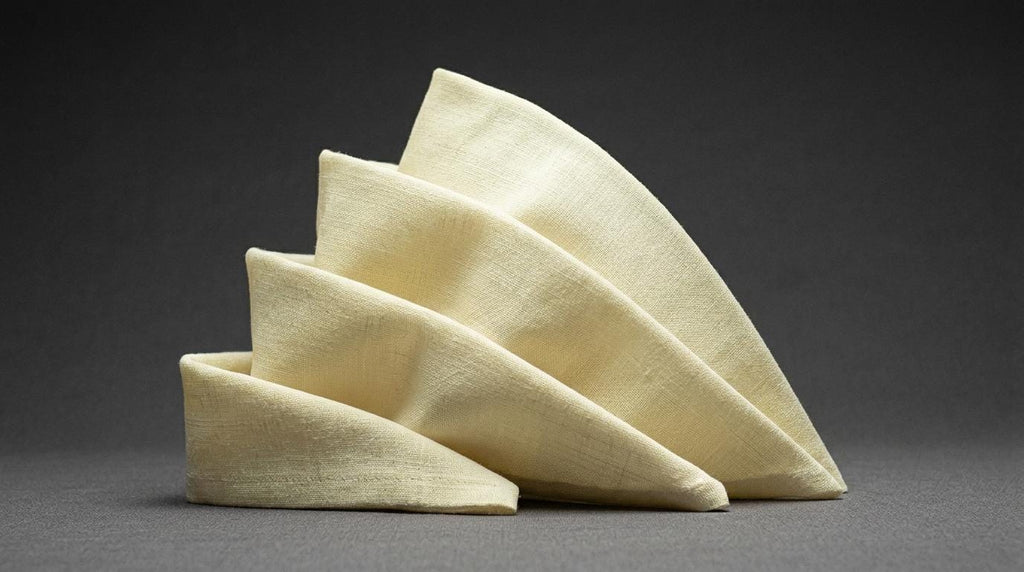 Alba Cream Solid Linen Napkins