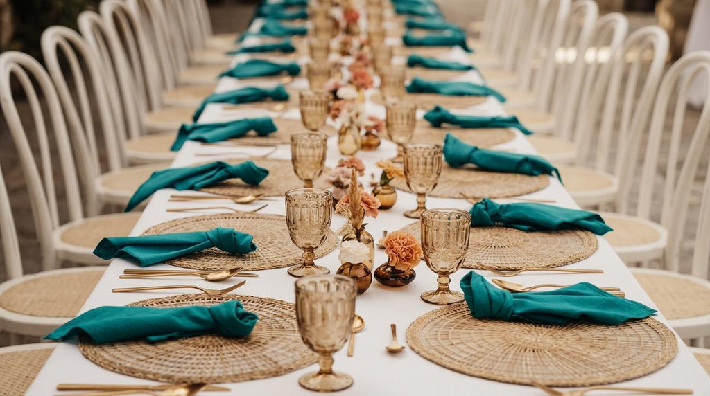 Fernhill Sage Green Solid Linen Napkins