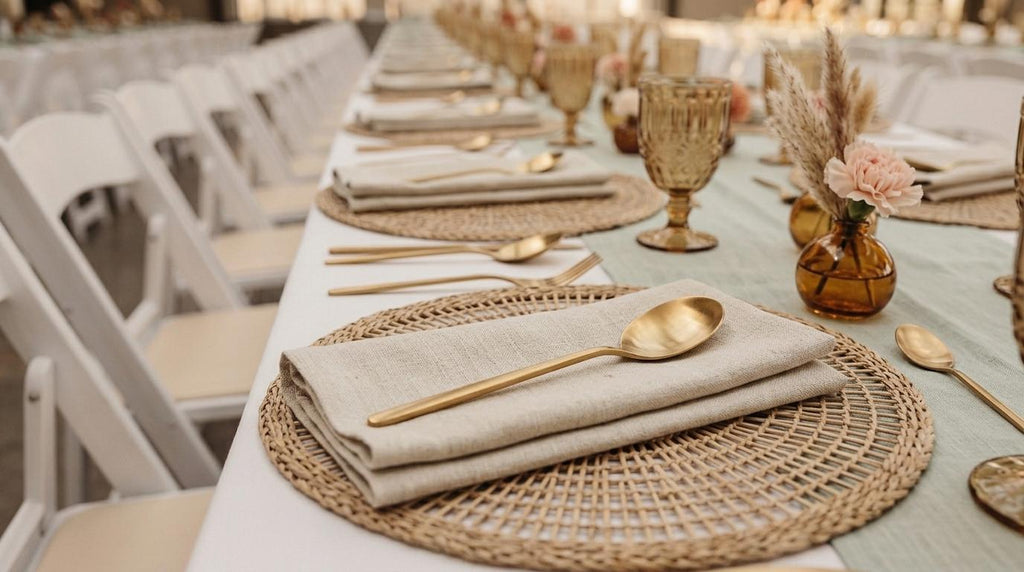Oakmere Oatmeal Solid Linen Napkins