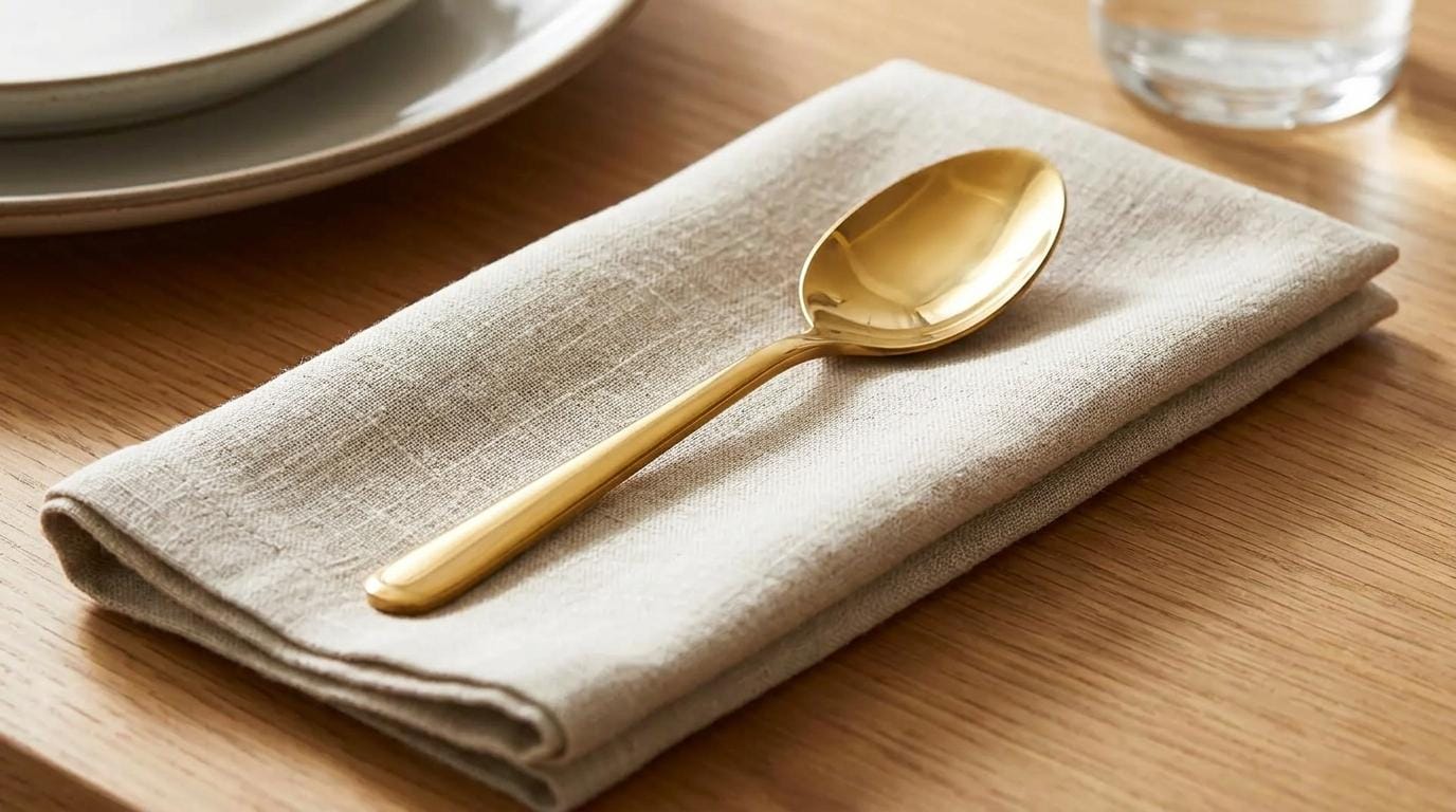 Oakmere Oatmeal Solid Linen Napkins