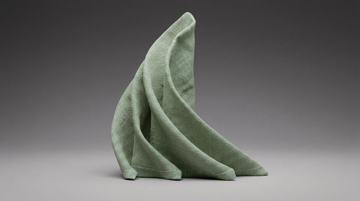 Elegant Olive Linen Napkins