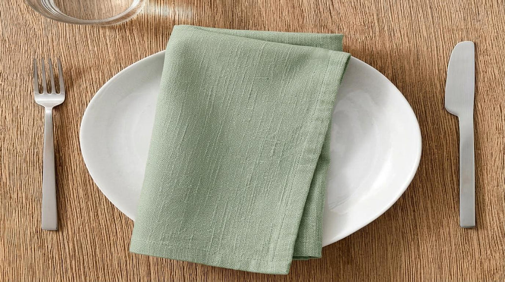 Elegant Olive Linen Napkins