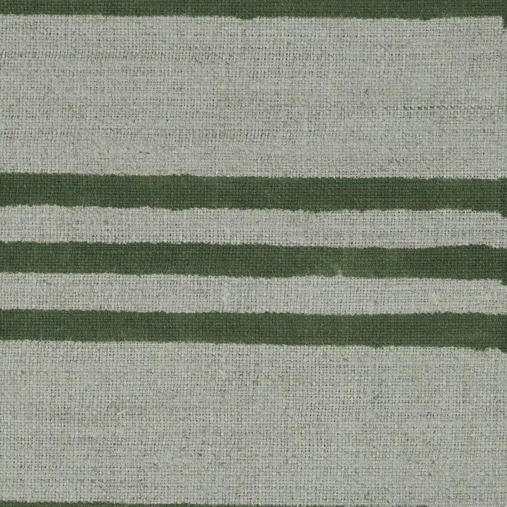 Carla Hand Block Print Stripe linen Fabric