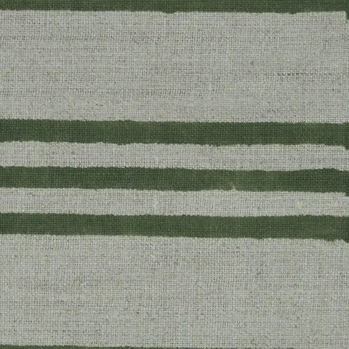 Carla Hand Block Print Stripe linen Fabric