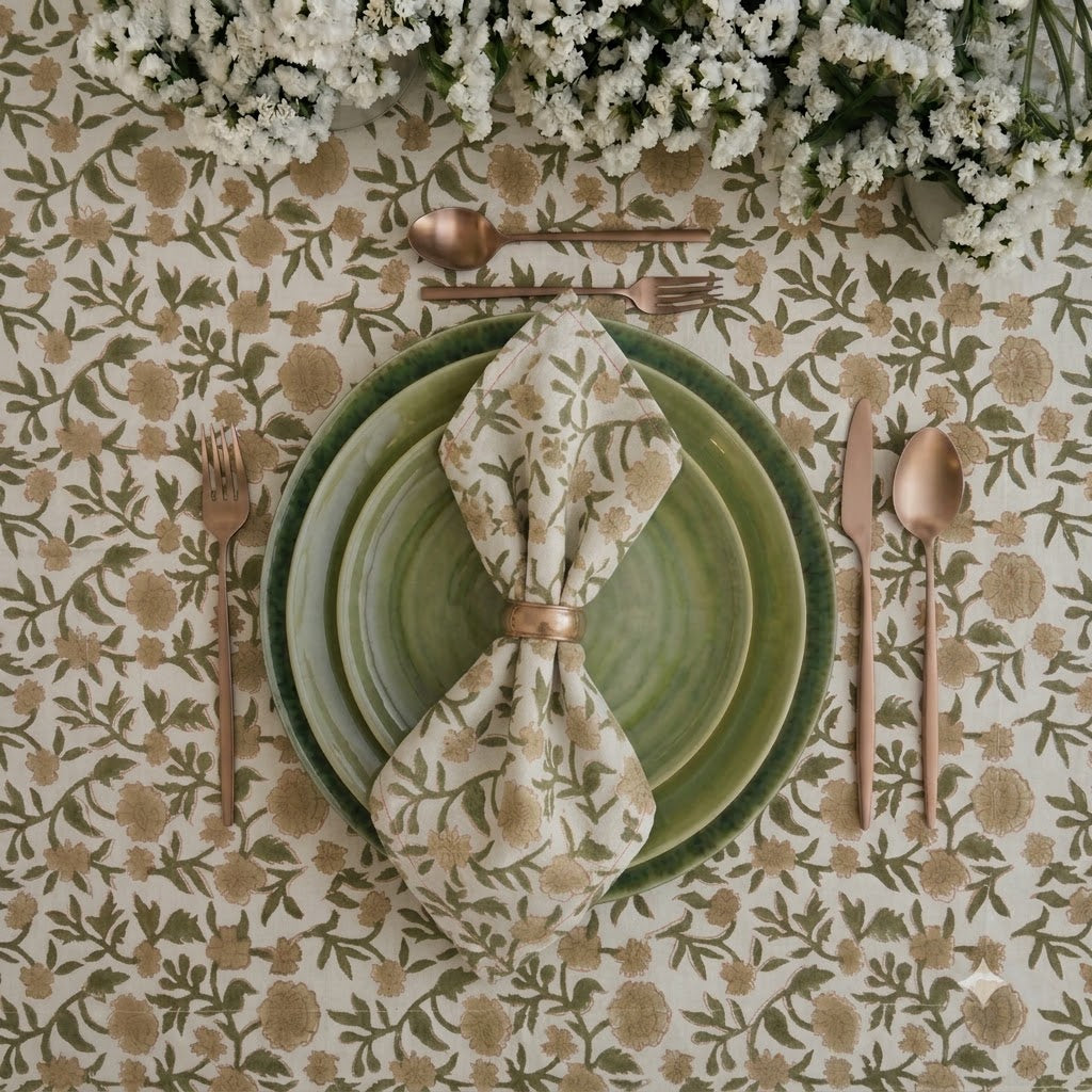 Moss Meadow Cotton Napkin